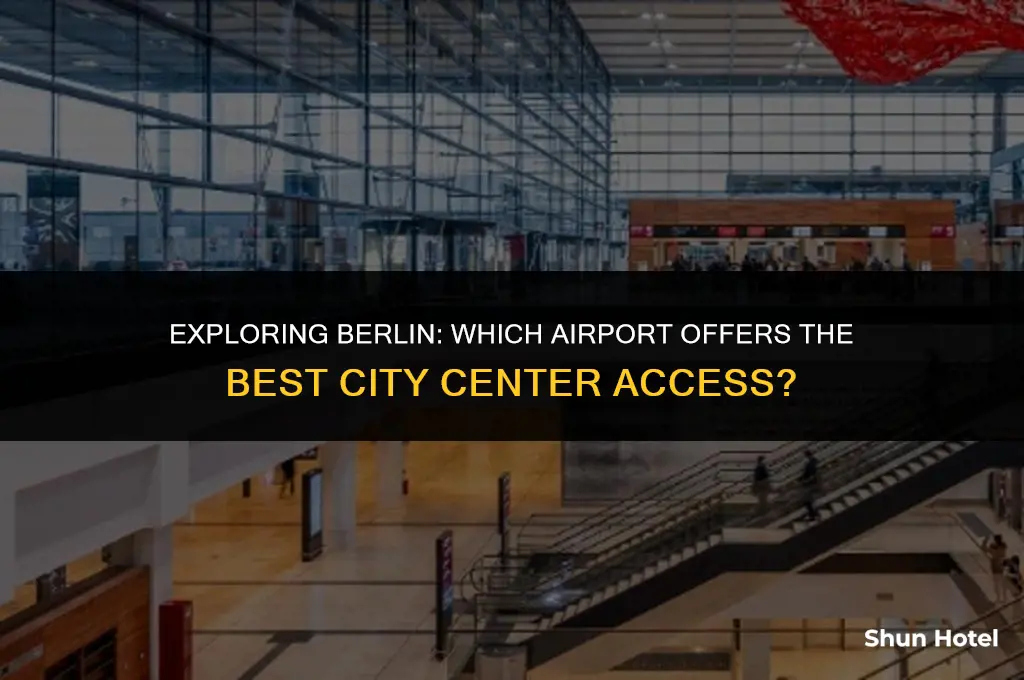 which berlin airport is closest to city centre