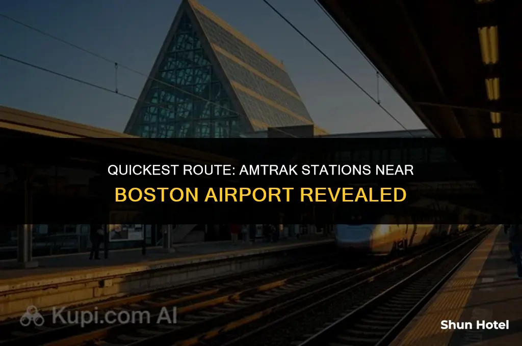 which boston amtrak location is closest to airport