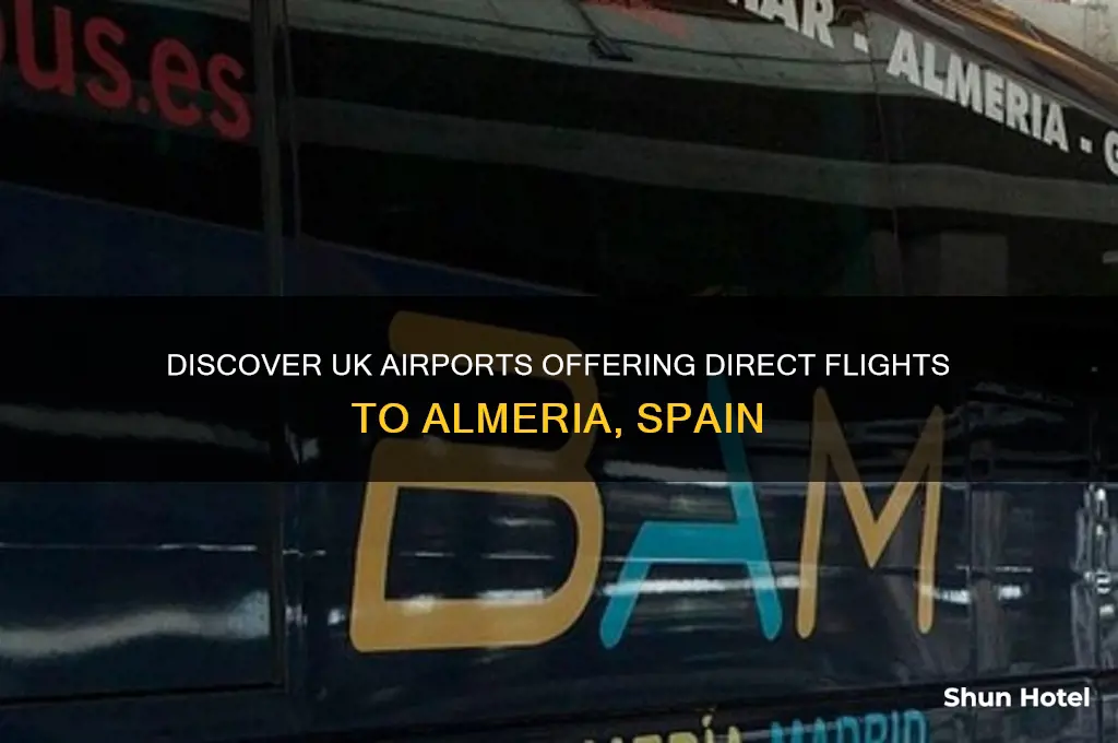 which british airports fly to almeria