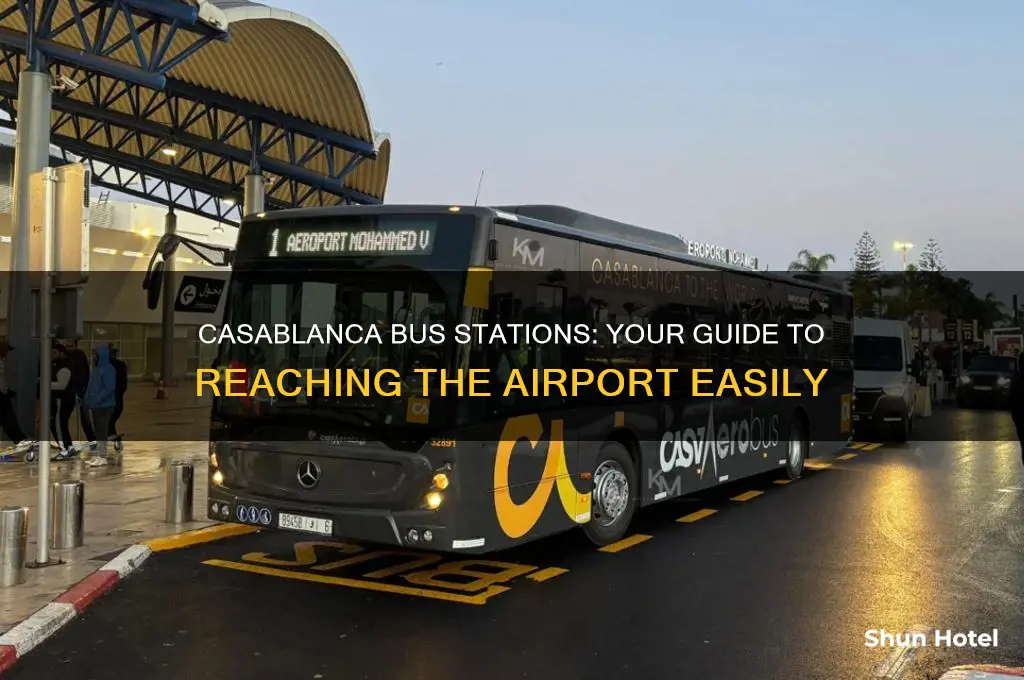 which bus station in casablanca to get to airport
