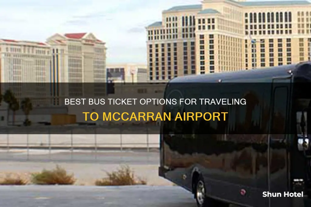 which bus ticket to get to mccarran airport