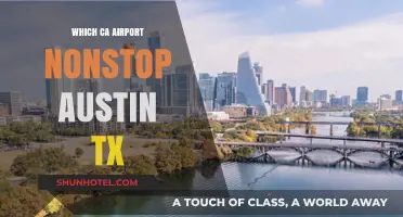 Nonstop Flights: Best California Airports for Austin, Texas Trips