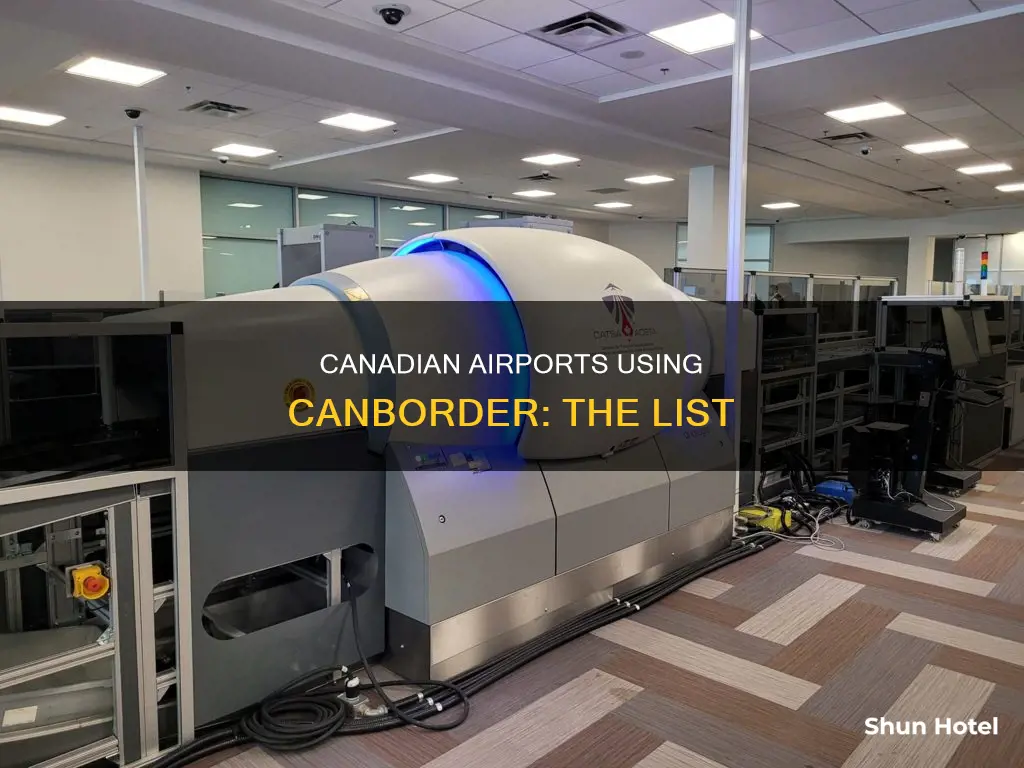 which canada airports use canborder