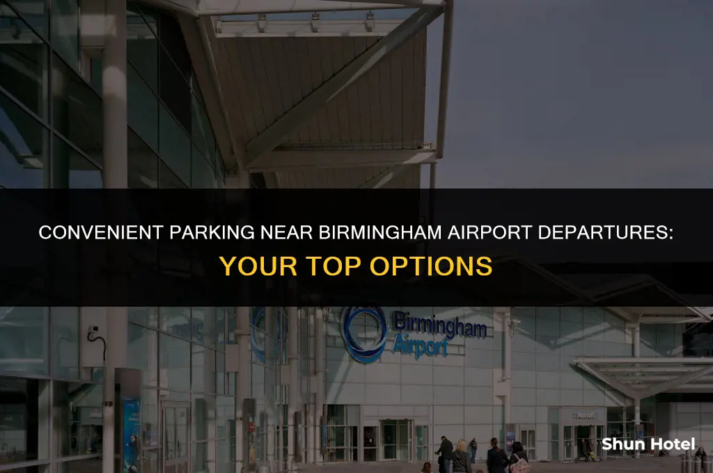 which car park is closest to departures at birmingham airport