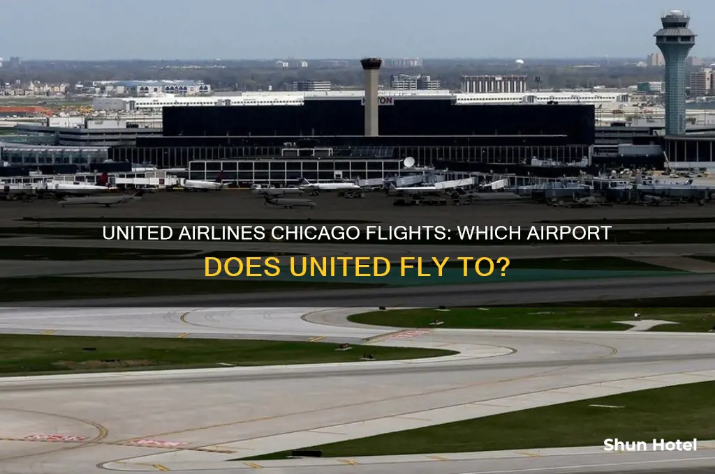 which chicago airport does united fly to