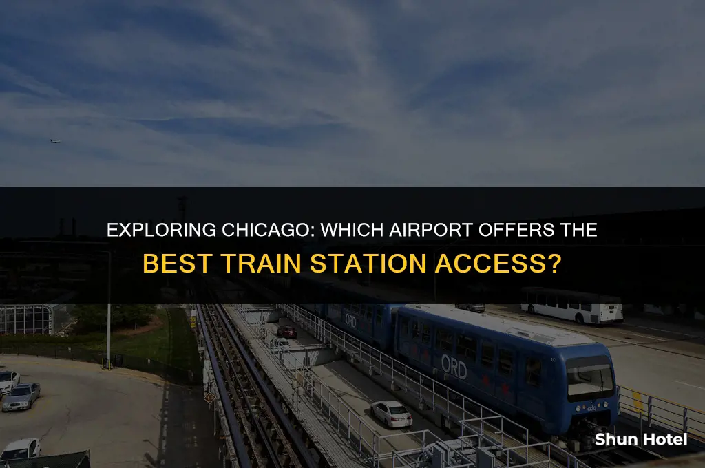 which chicago airport is closest to train station