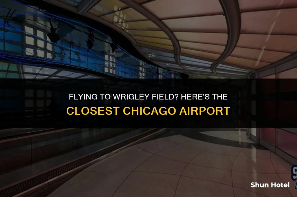 which chicago airport is closest to wrigley field