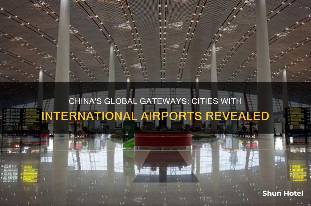which cities in china have international airports.