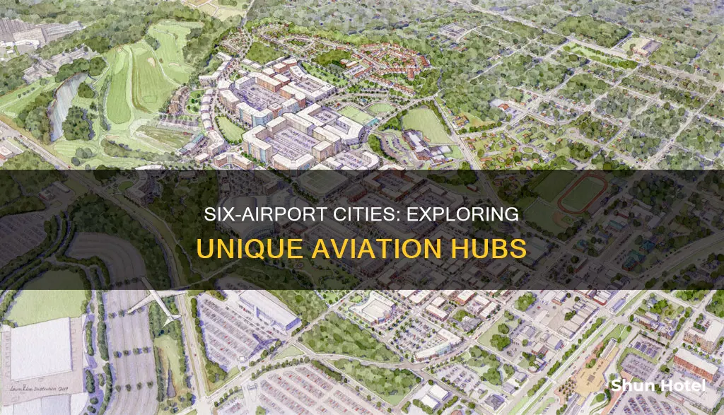 which city has 6 commercial airports