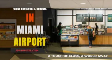 Starbucks at Miami Airport: Concourse Locations