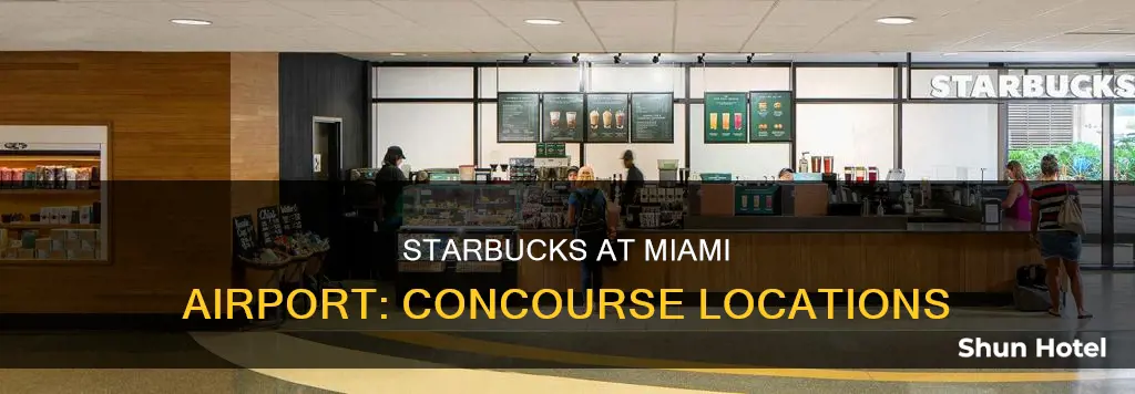 which concourse starbucks in miami airport