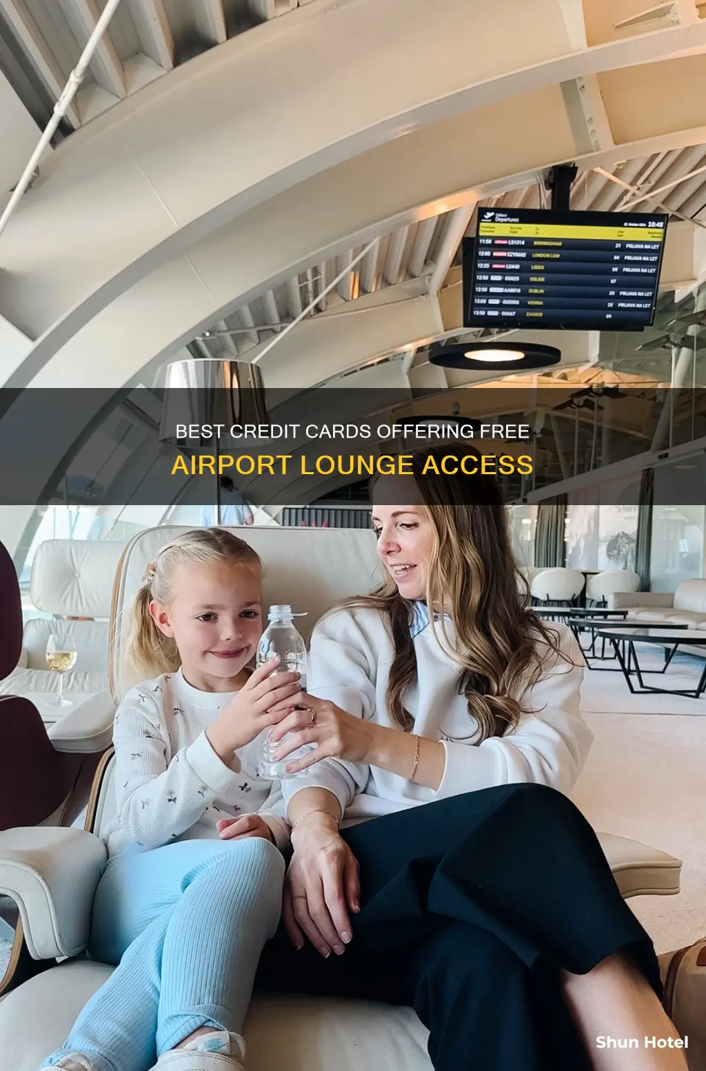 which credit card offers free airport