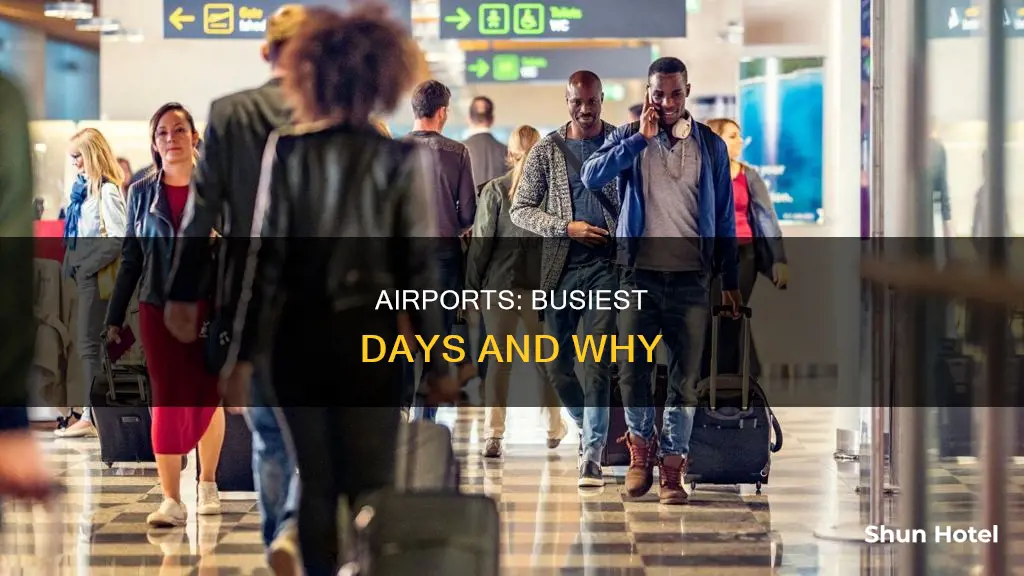 which days are busiest at airports
