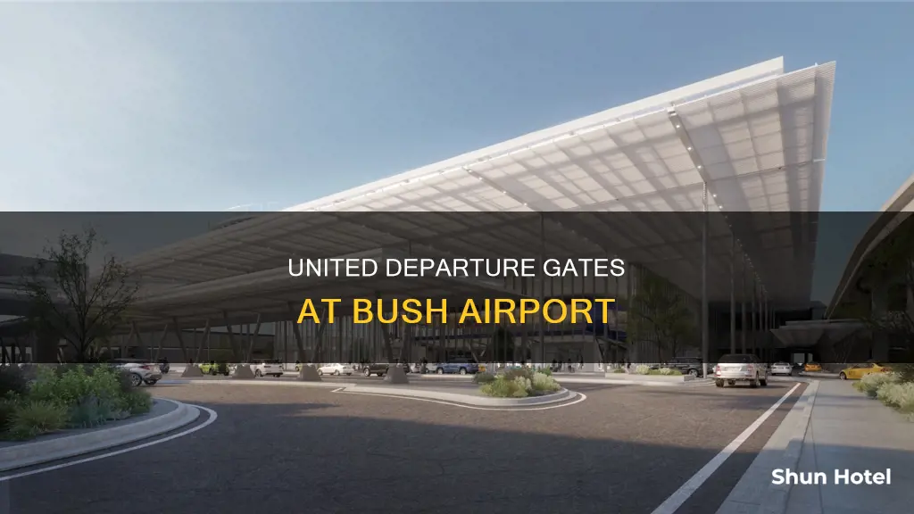which gate departure bush airport united