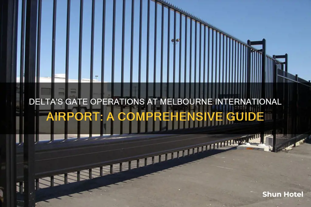 which gates does delta use at melbourne international airport