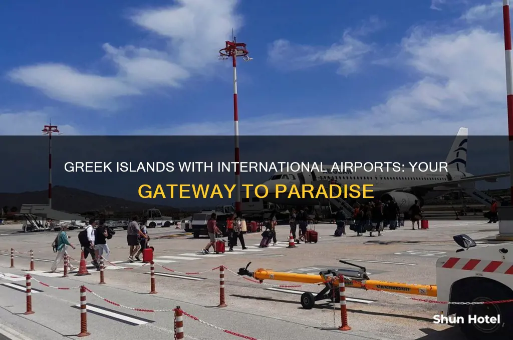 which greek islands have international airports
