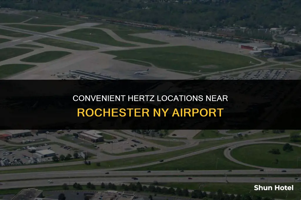 which hertz locations are closest to the rochester ny airport