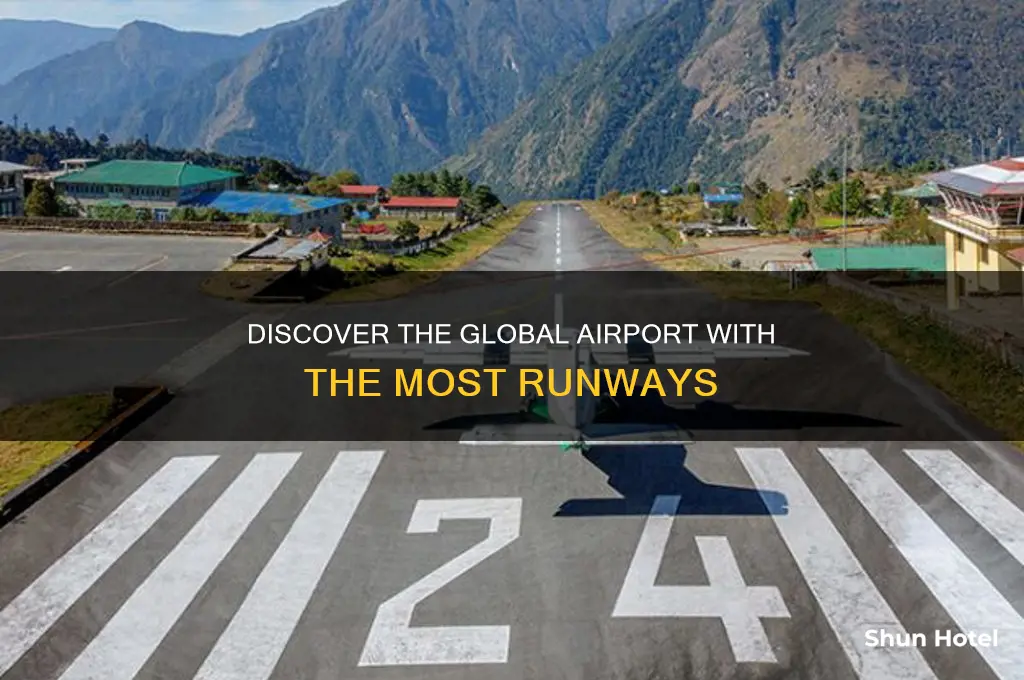 which international airport has the most runways
