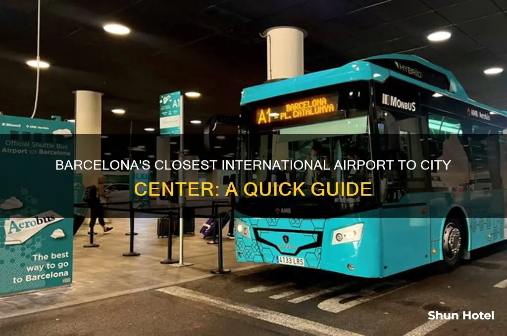 which international airport in barcelona closest to town
