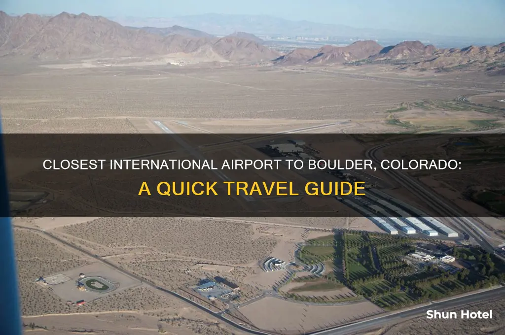 which international airport is closest to boulder colorado