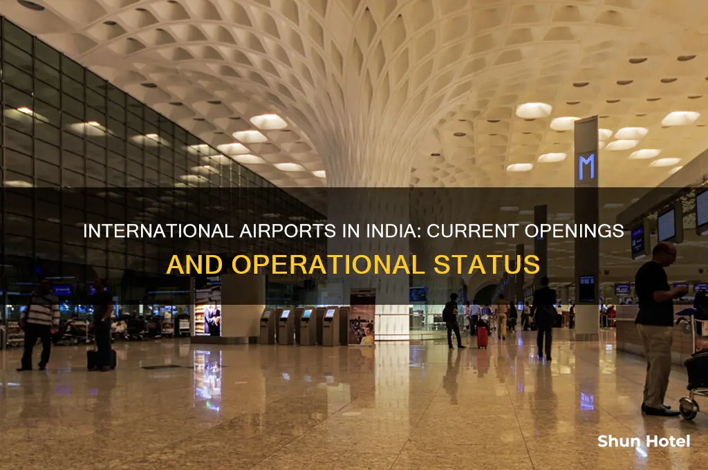 which international airports are open in india