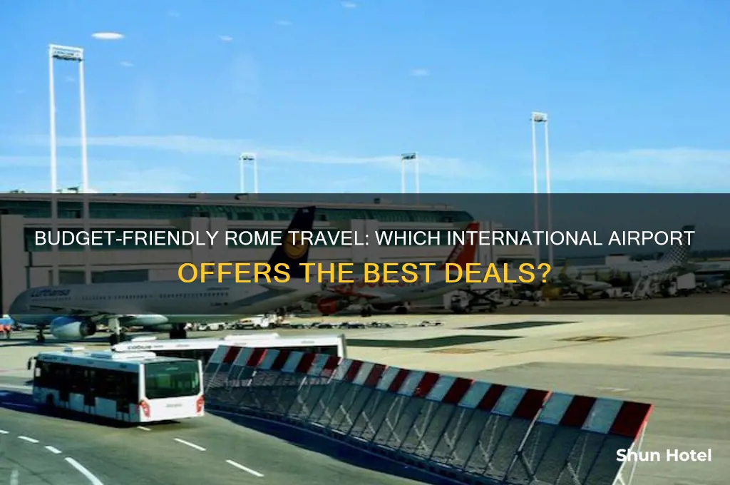 which international rome airport is cheapest