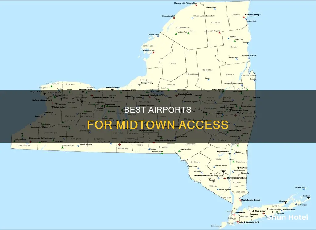 which is best airport to midtown