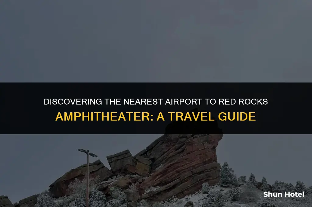 which is the closest airport to red rock amphitheater