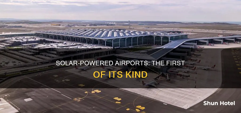 which is the first solar airport