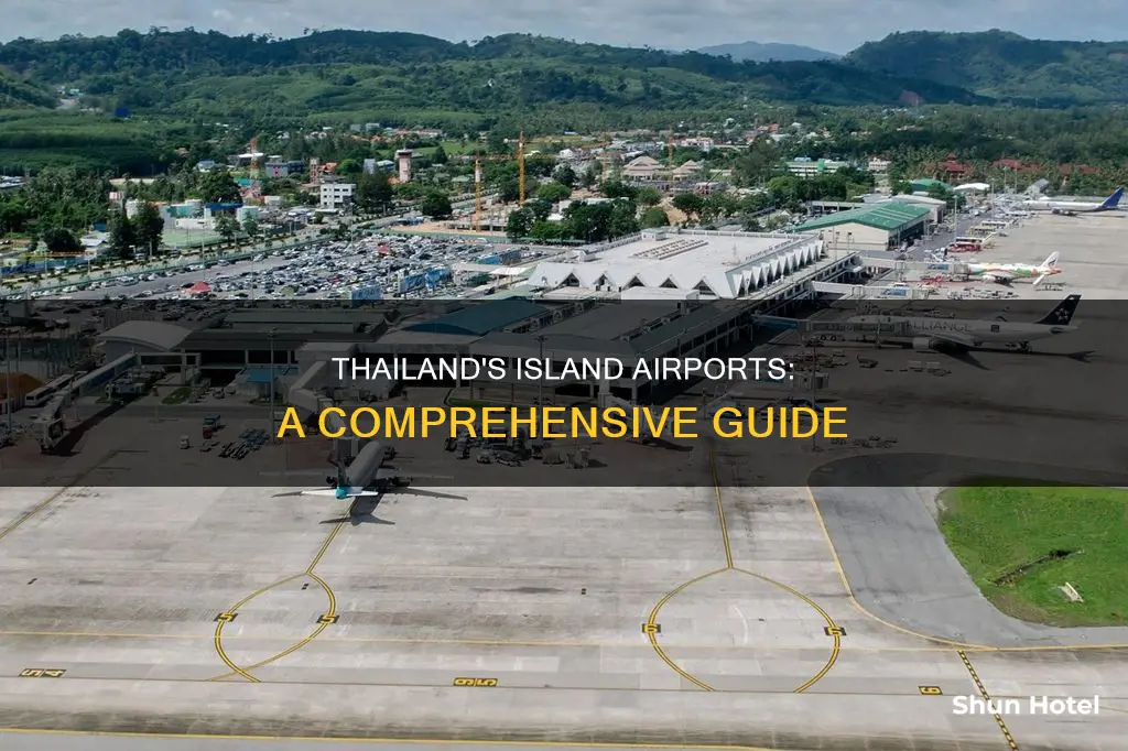 which islands have airports in thailand