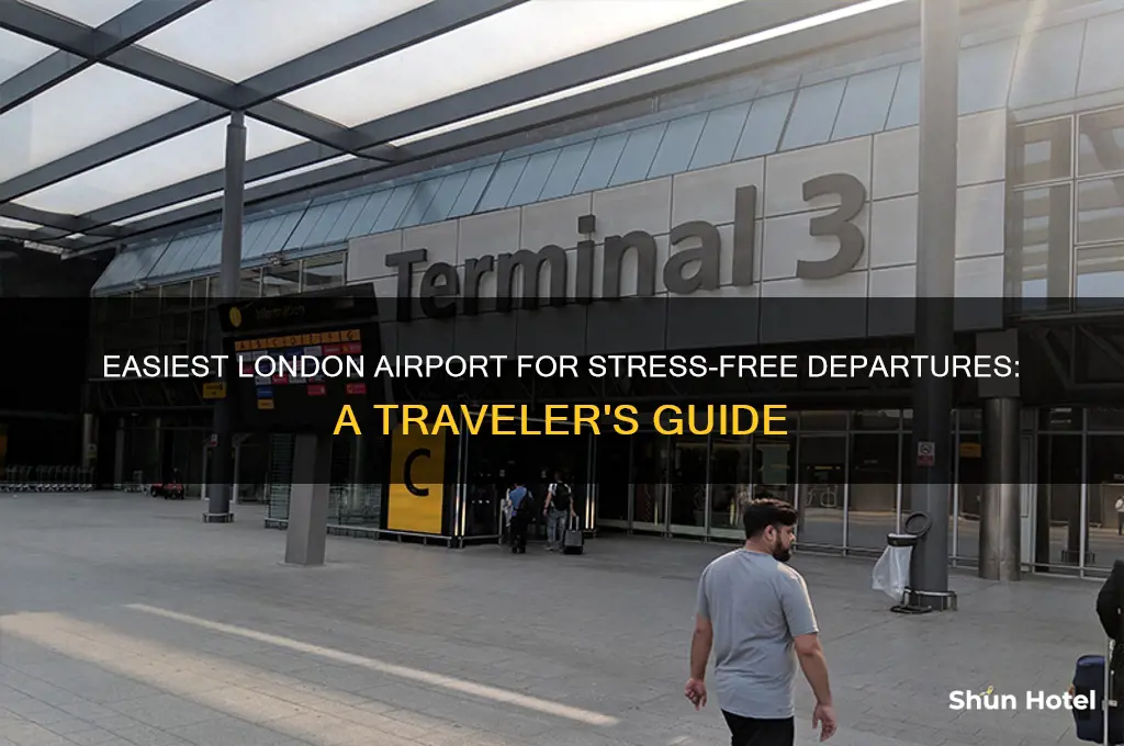 which london airport is easiest to fly out of