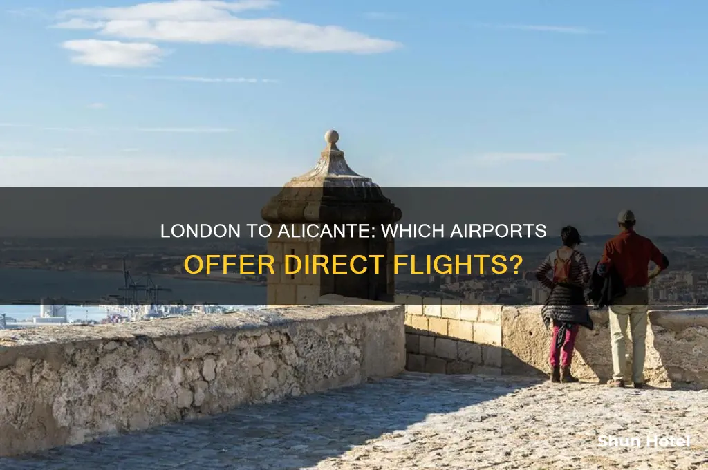 which london airports fly to alicante