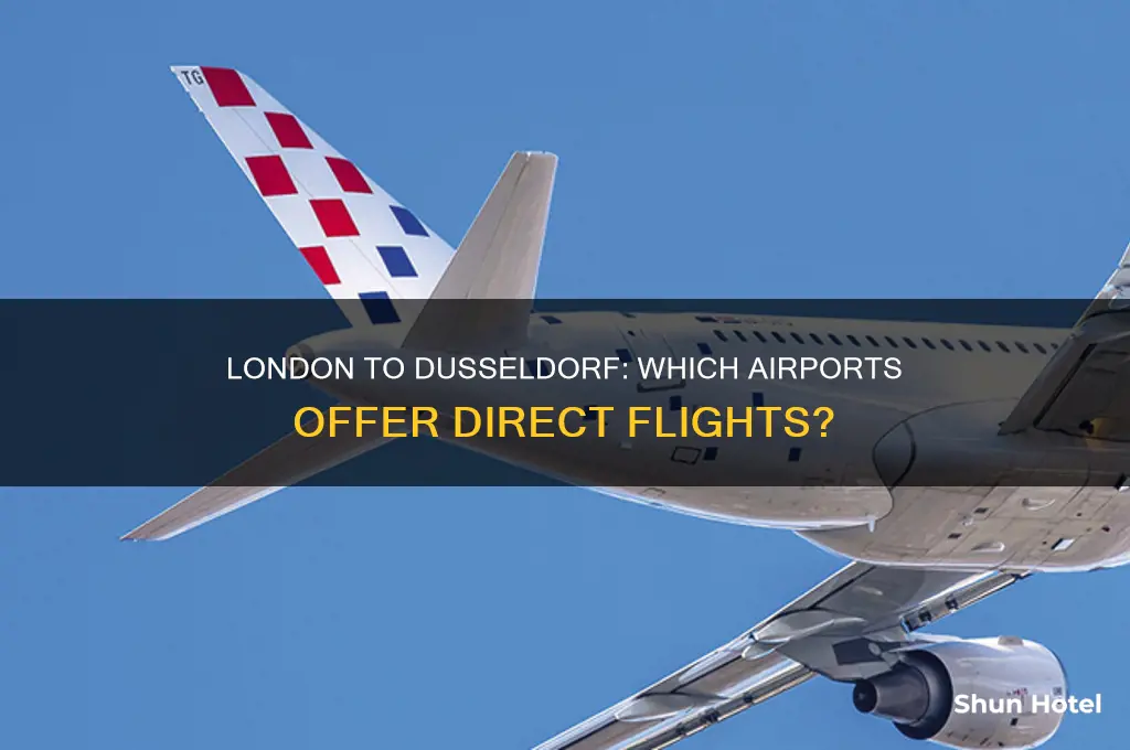which london airports fly to dusseldorf