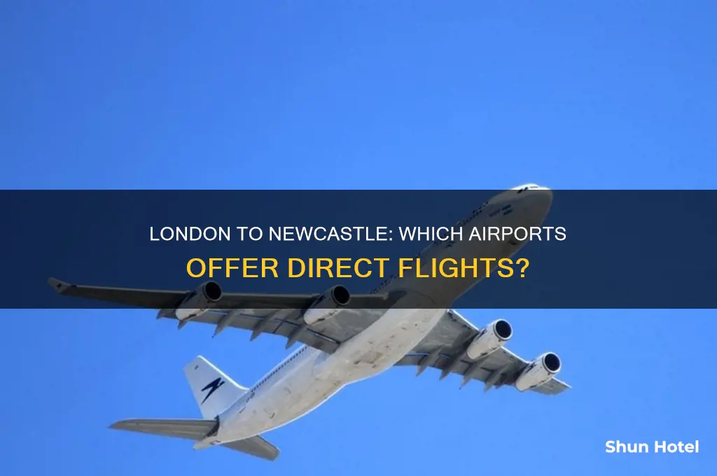 which london airports fly to newcastle