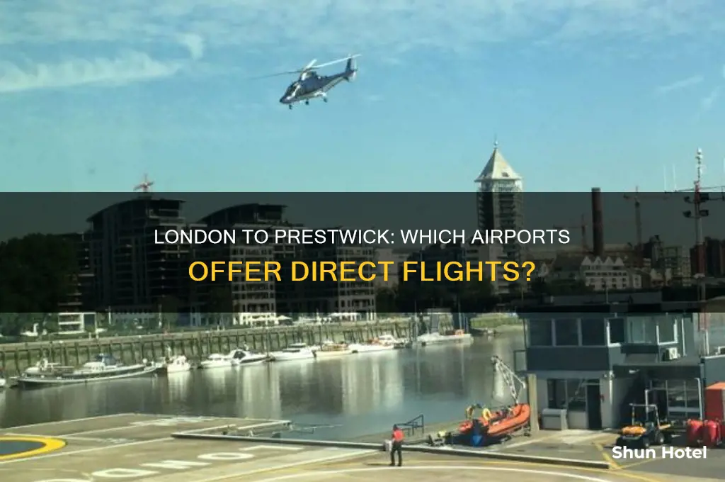 which london airports fly to prestwick