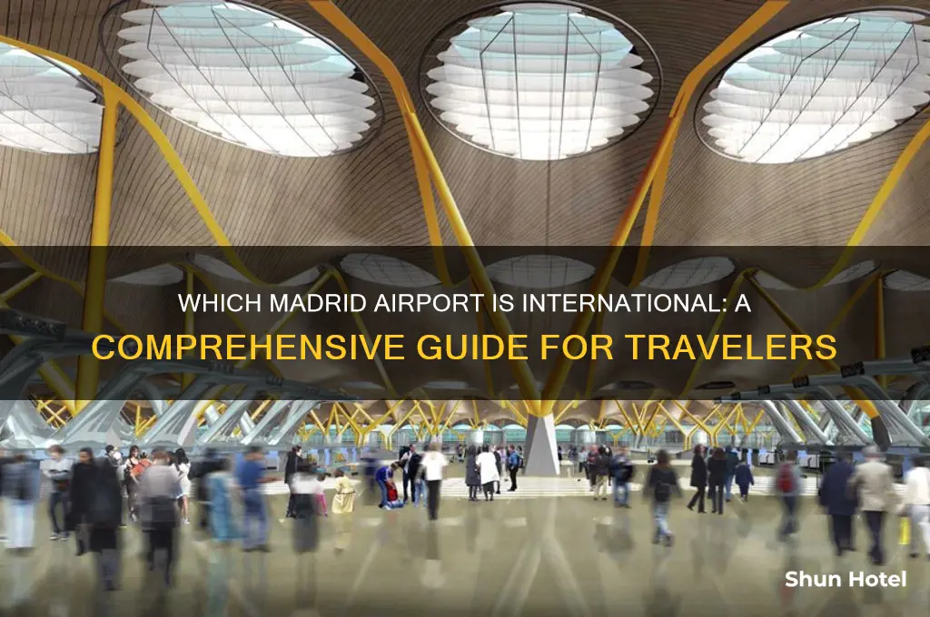which madrid airport international