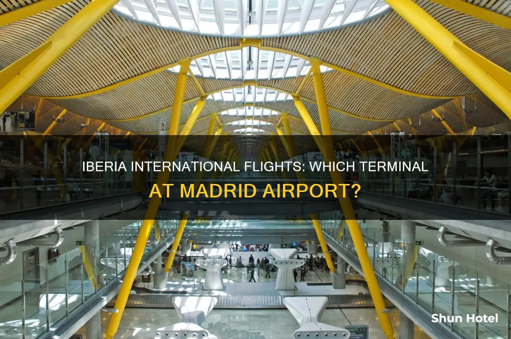 which madrid airport tetminar does iberia international use
