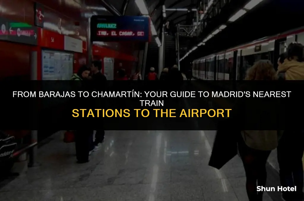 which madrid train station is closest to the airport