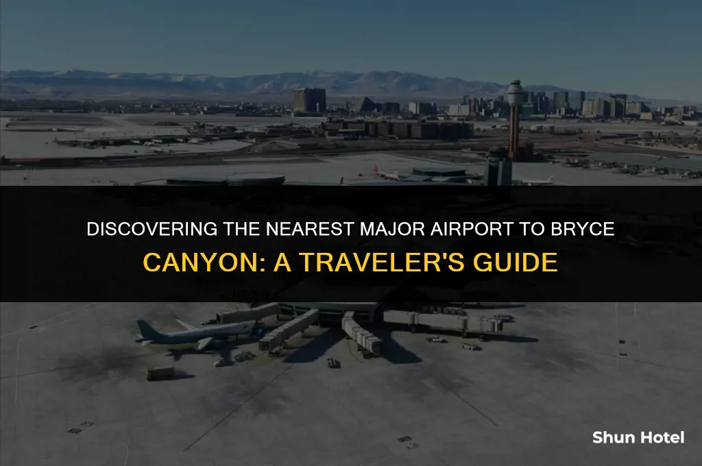 which major airport is closest to bryce canyon
