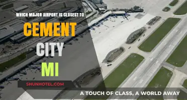 Exploring Proximity: Major Airports Near Cement City, MI