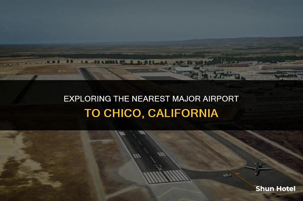 which major airport is closest to chico ca