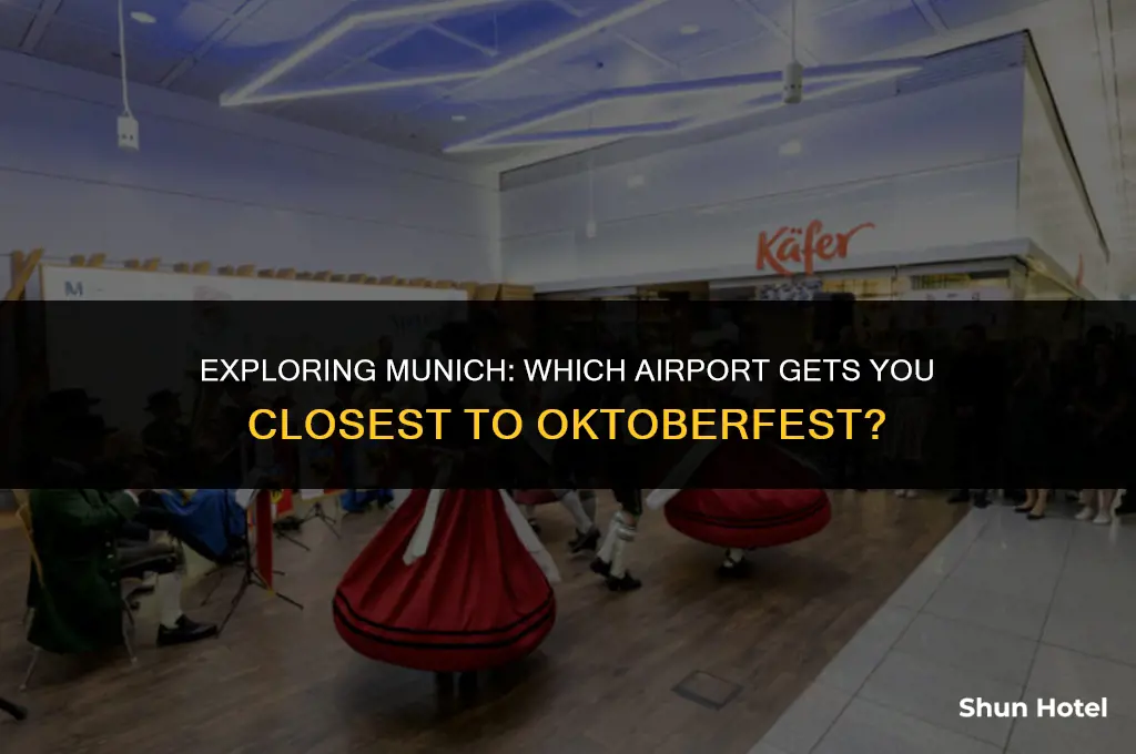 which munich airport is closest to oktoberfest