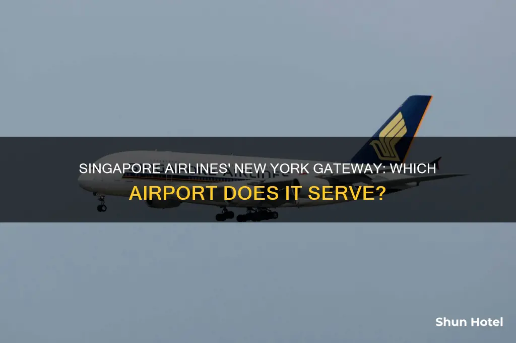 which new york airport does singapore airlines fly to