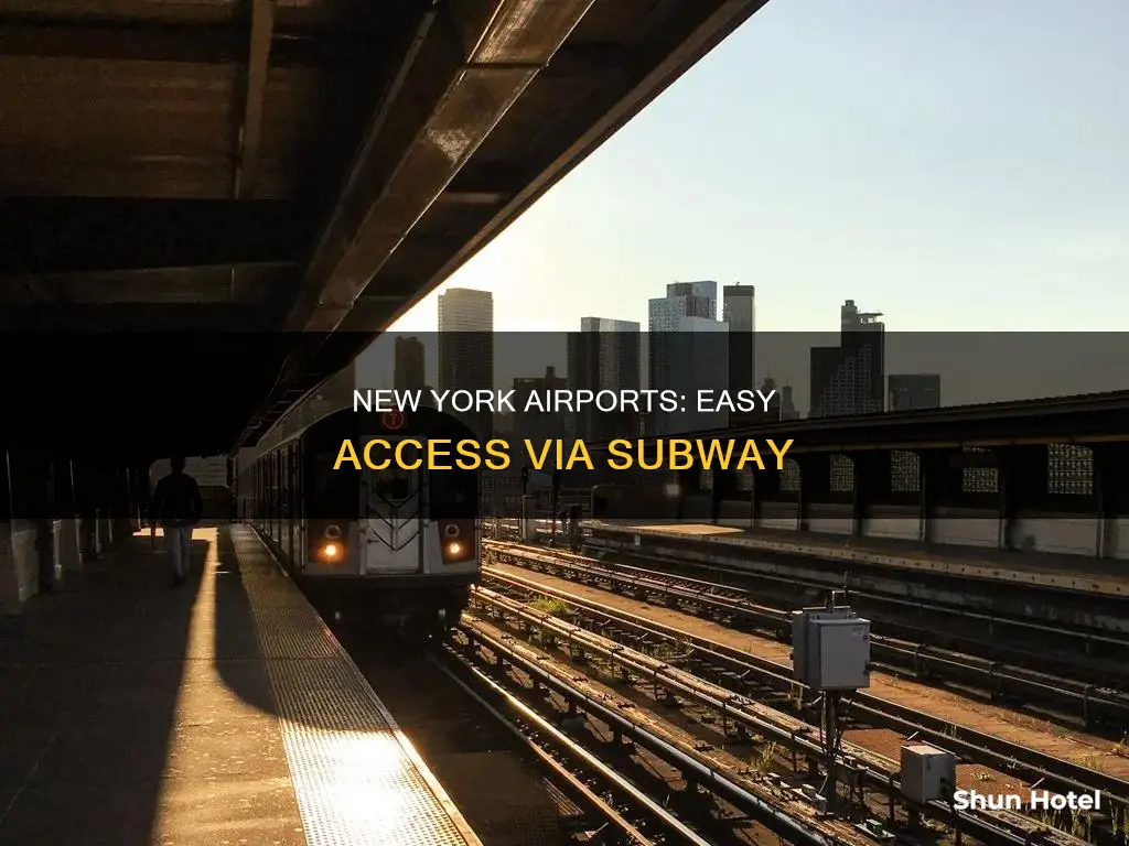 which new york airport has subway
