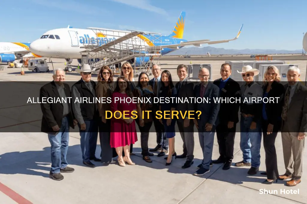 which phoenix airport does allegiant fly into