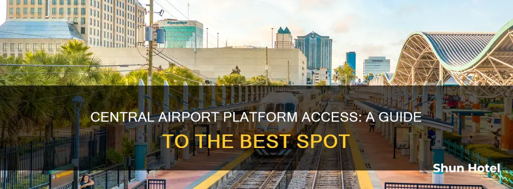 which platform at central for airport