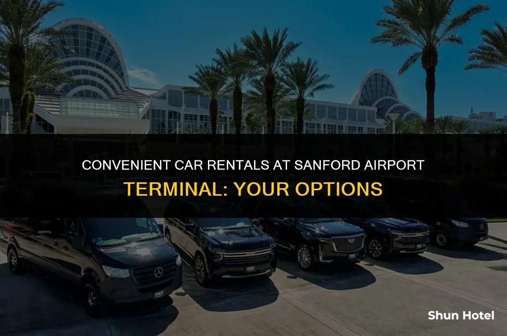 which rental car company is at the sanford airport terminal