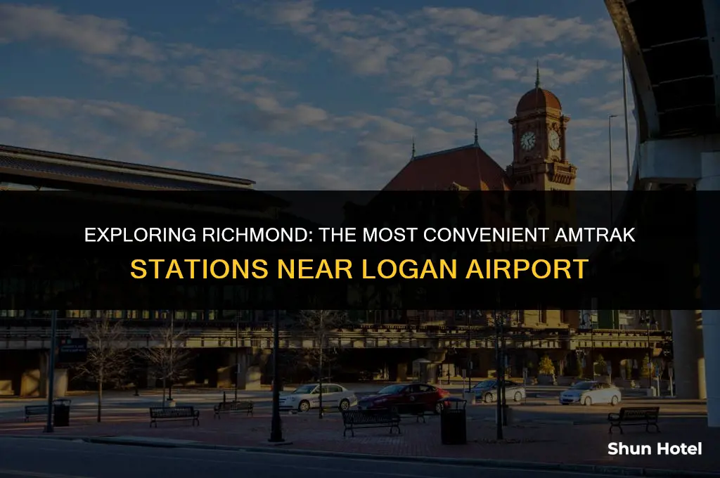 which richmond amtrak station closest to logan airport
