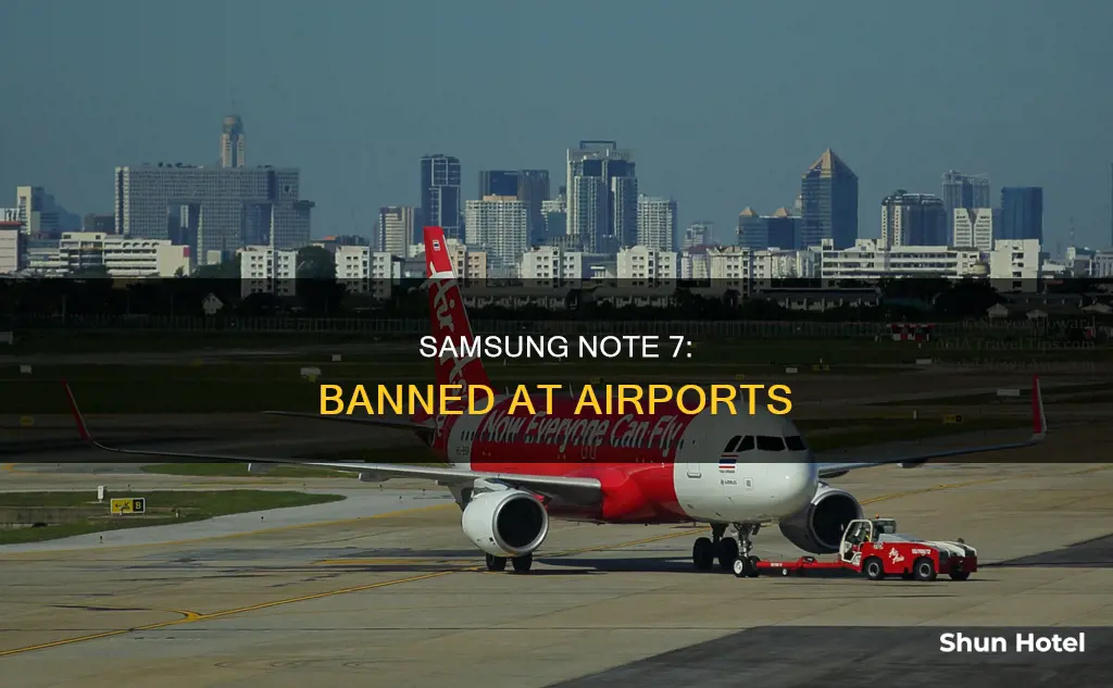 which samsung is prohibited at airport