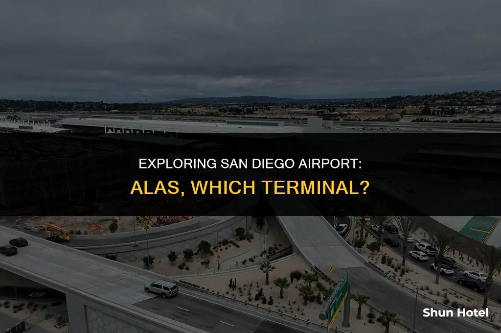 which san diego airport terminal is alas